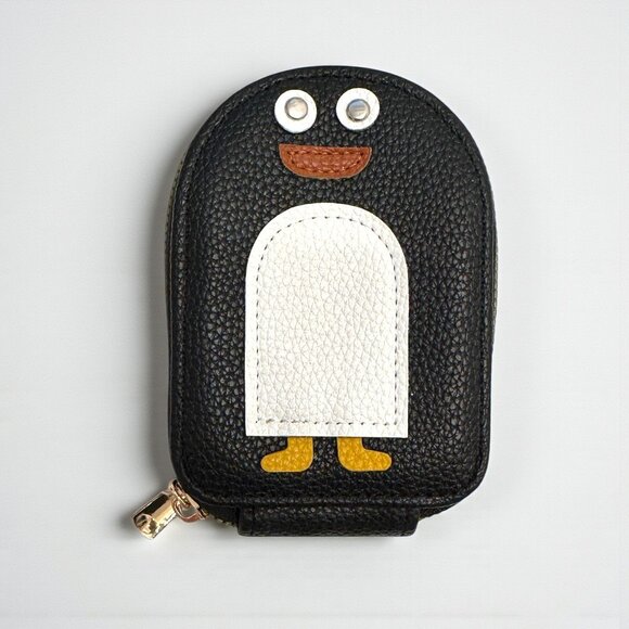 Boden Penguin Card Holder Wallet | Zip Pouch | NWT - Picture 4 of 8